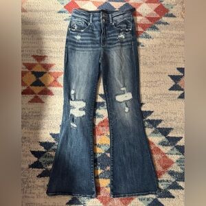 Buckle black Distressed Blue Jeans